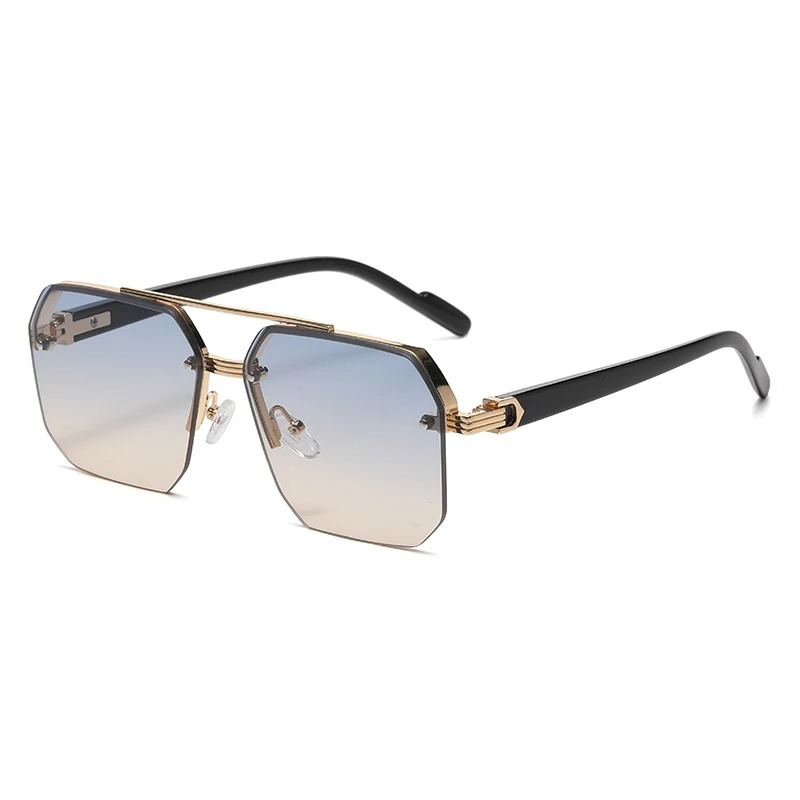 Men's Metal Sunglasses Square  - Metal Photo Panel avaliação e preço
