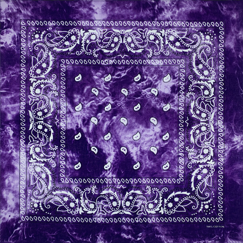 Fashion Unisex Black Paisley H - Bandana Blank White avaliação e preço