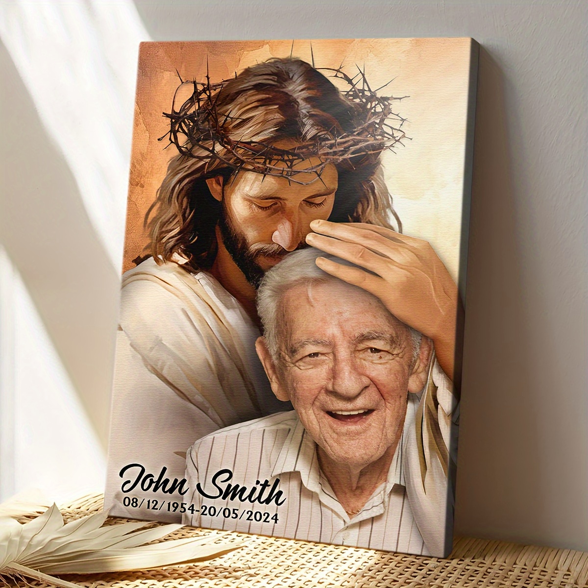 2D Flat-Custom Religious Memor - Canvas Wrap Ready avaliação e preço
