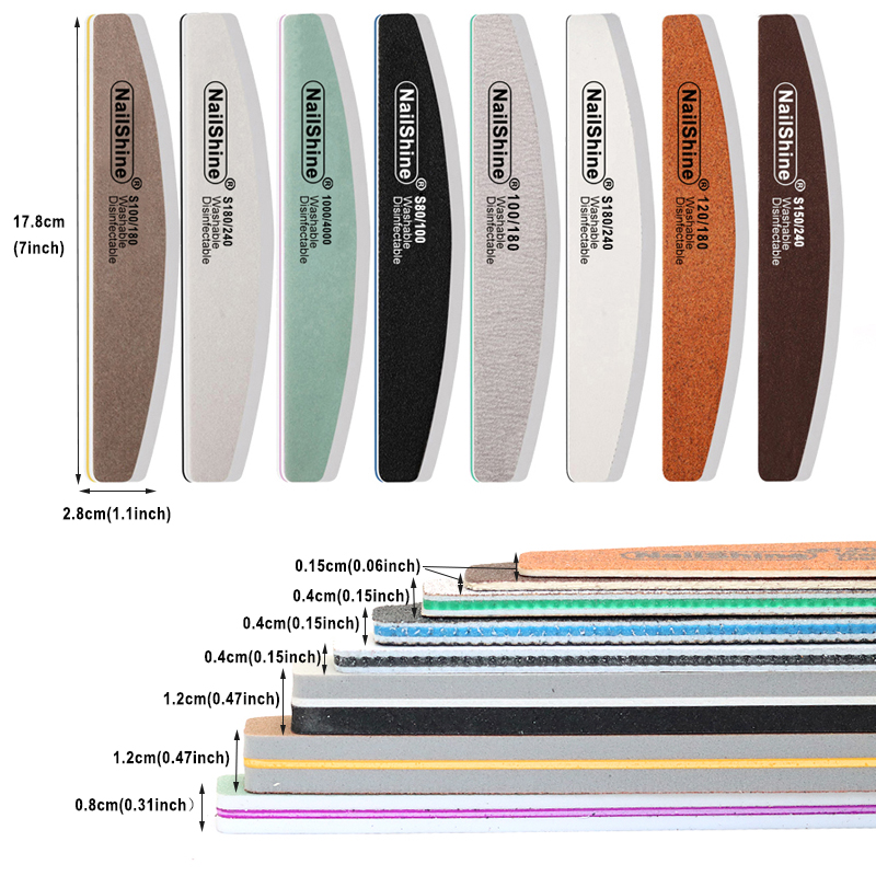 8Pcs/Box Nail File Buffer Kit  - Photo Acrylic Block avaliação e preço