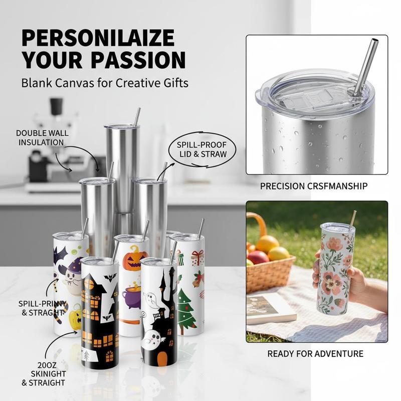 16 Pack Sublimation Insulated  - Tumbler 20Oz White avaliação e preço