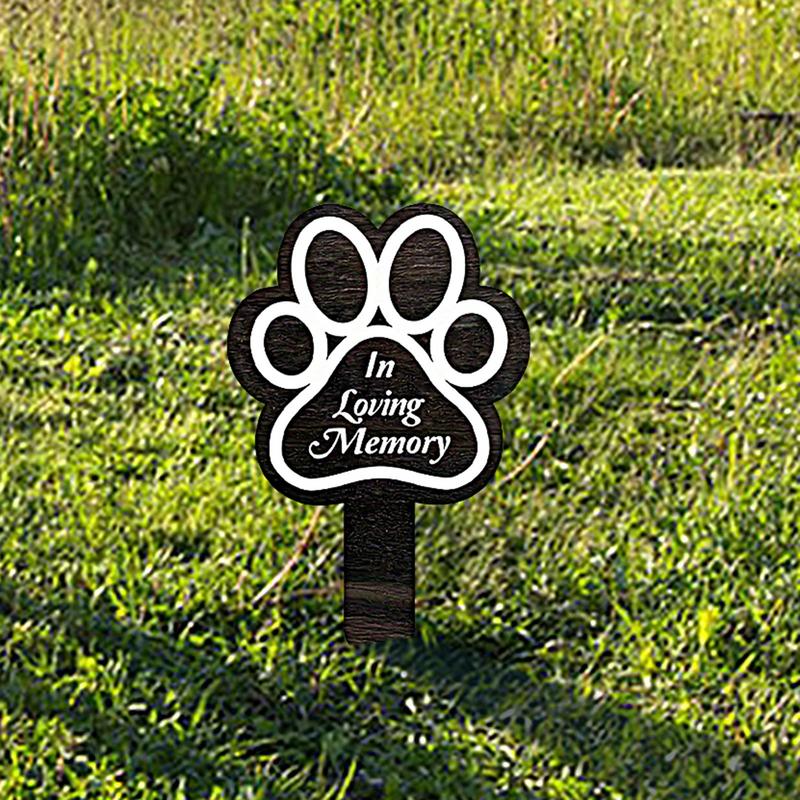 Dog Grave Marker Dog Cemetery  - Yard Sign Blank avaliação e preço