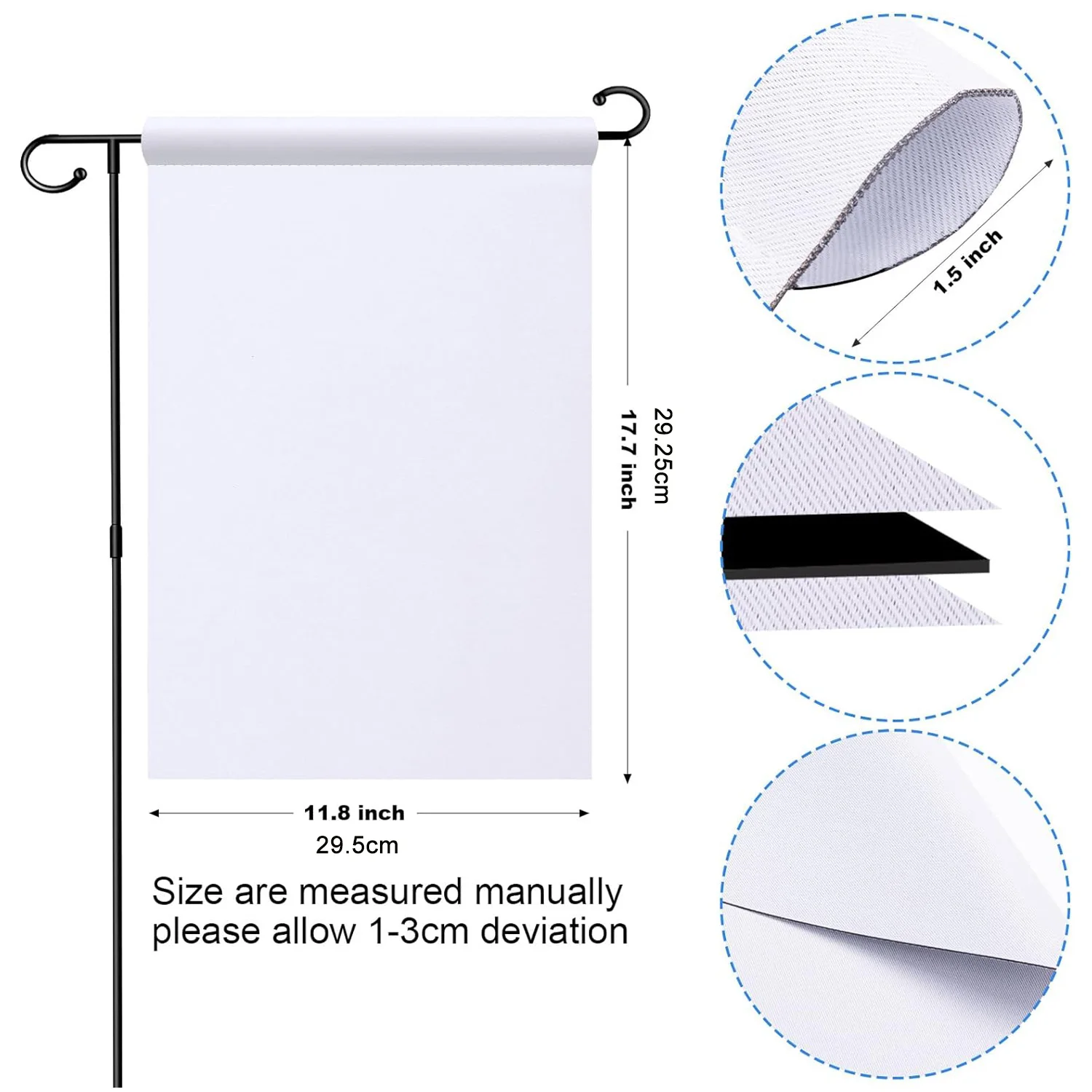 5pcs Double-Sided Blank Garden - Yard Sign Blank avaliação e preço