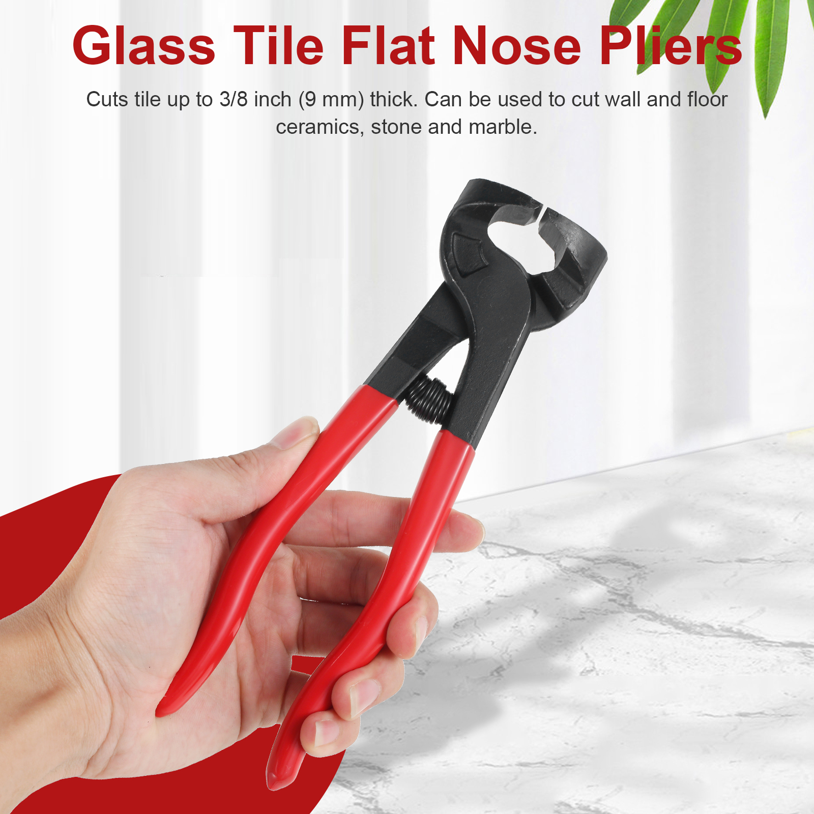 1/2Pcs Tile Nippers Mosaic Cut - Ceramic Tile Blank avaliação e preço
