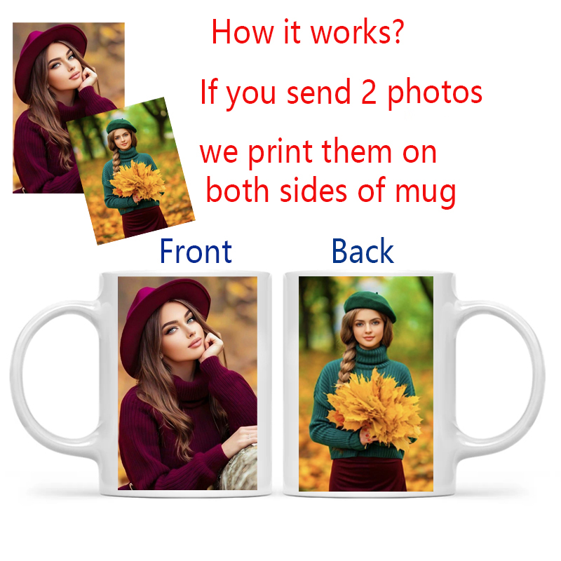 Personalized Your Photo Mug, C - Sublimation Mug White avaliação e preço