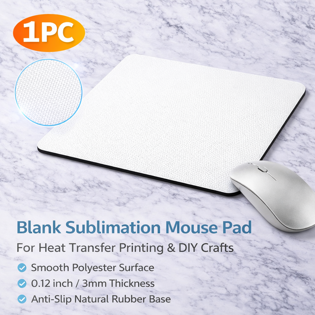 1 Pc Sublimation Mouse Pad Bla - Mouse Pad Blank Sublimation avaliação e preço
