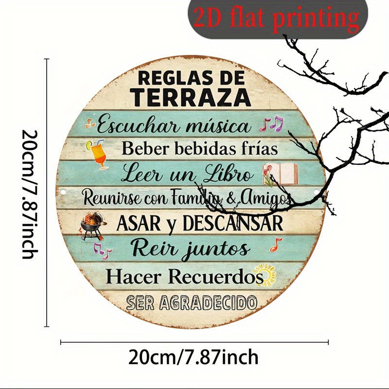 Round Aluminum Sign, Vintage P - Yard Sign Blank avaliação e preço