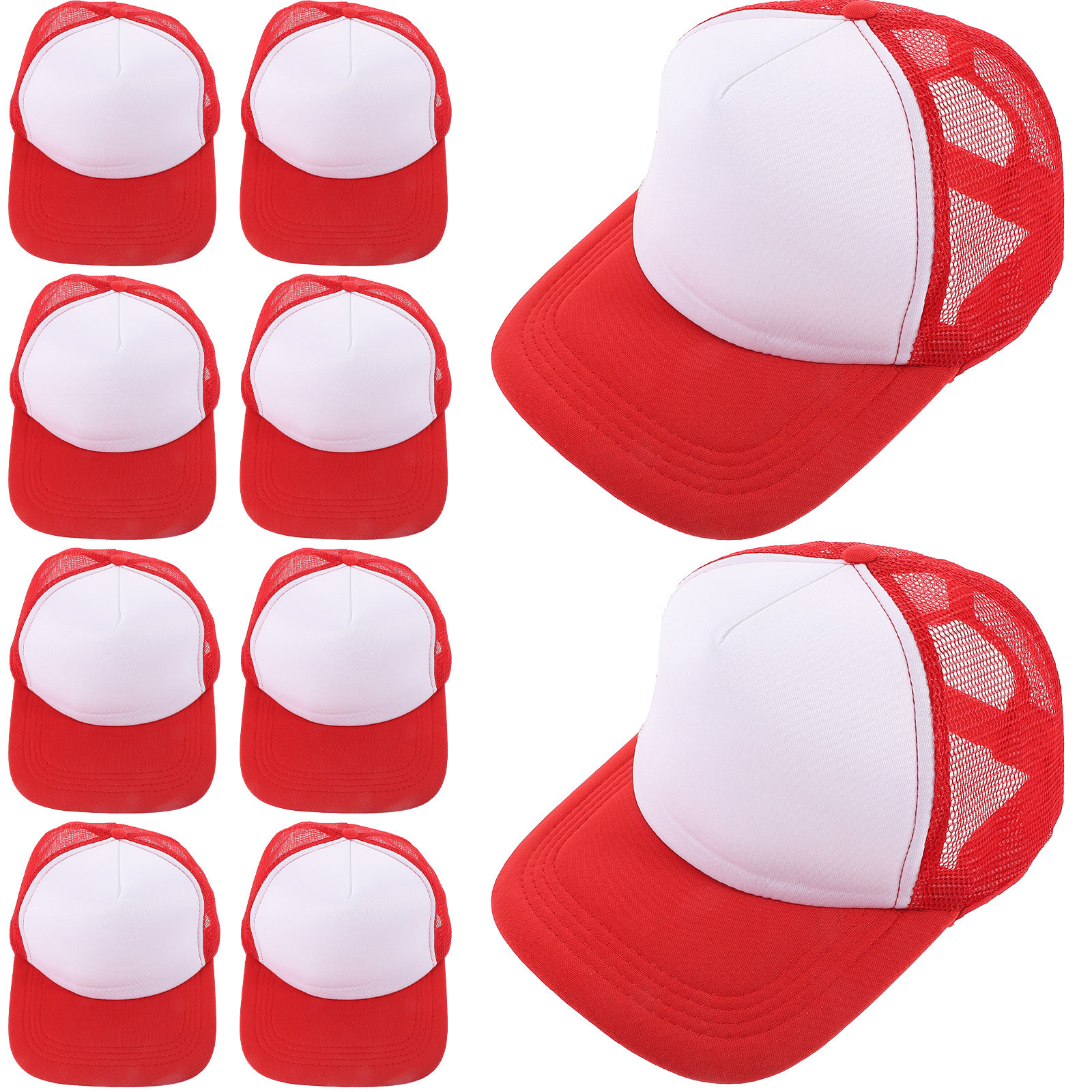 10Pcs DIY Blank Baseball Hats  - Hat Sublimation Blank avaliação e preço