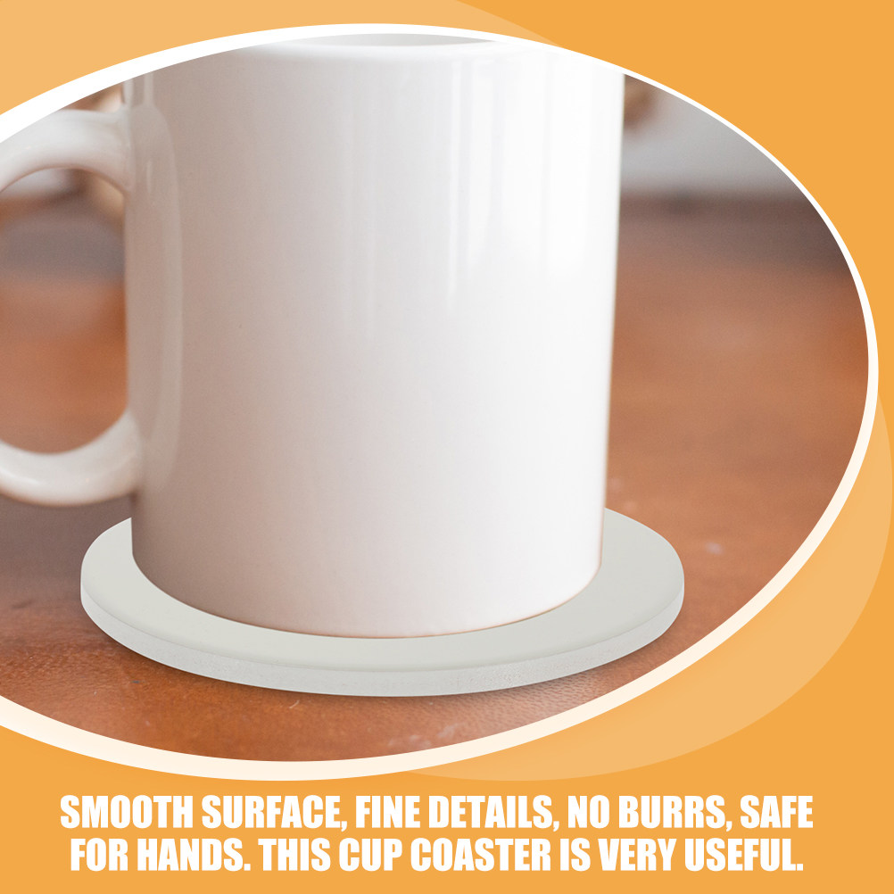 2Pcs Sublimation Blank Cup Coa - Coaster Sublimation Blank avaliação e preço