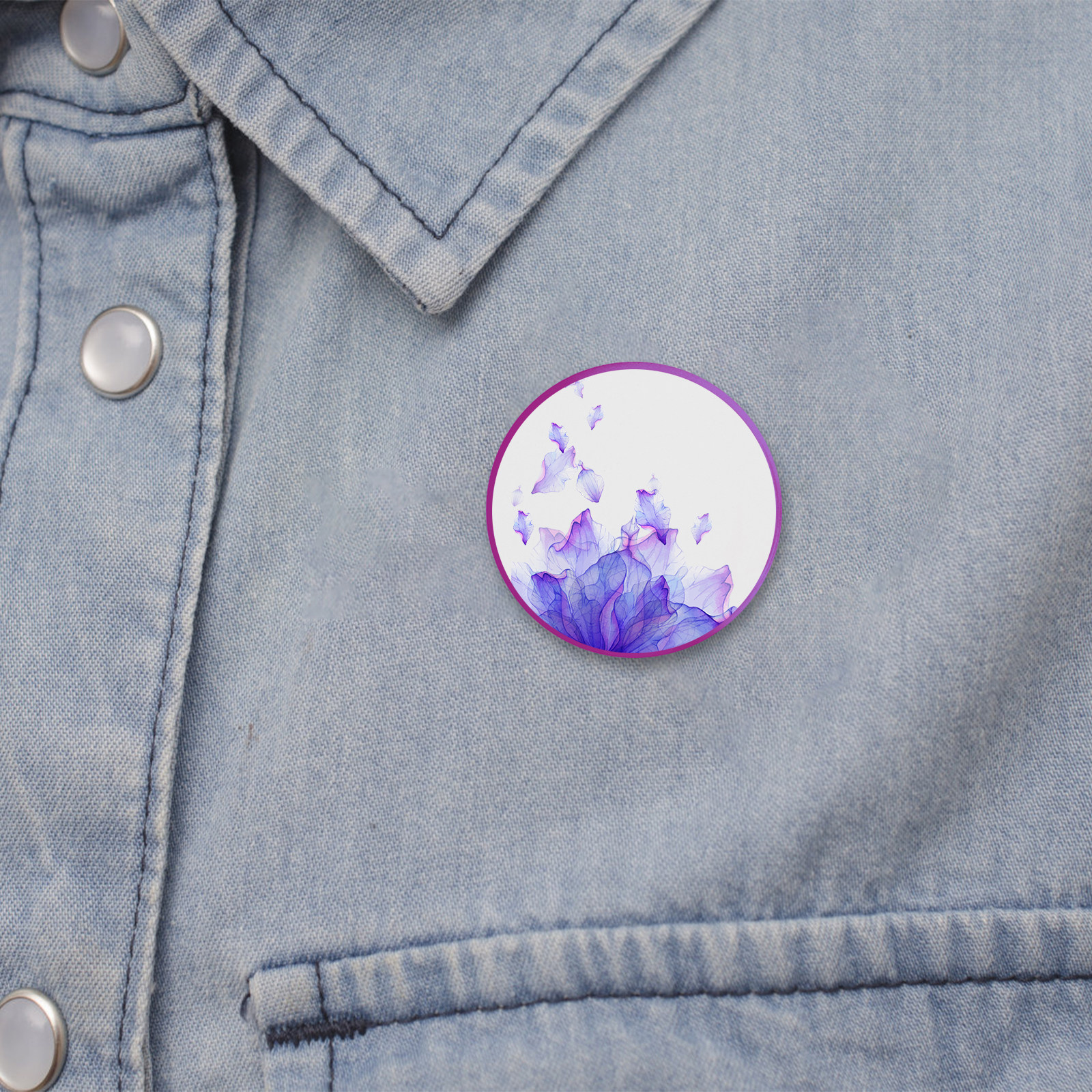 100Pcs Smooth Flat Round Blank - Button Badge Blank avaliação e preço