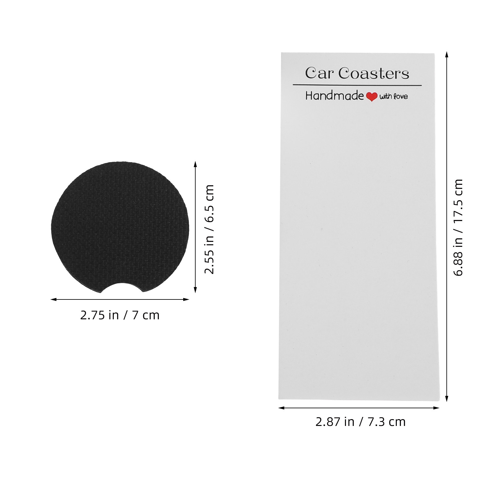 1Set Sublimation Blank Car Coa - Coaster Sublimation Blank avaliação e preço