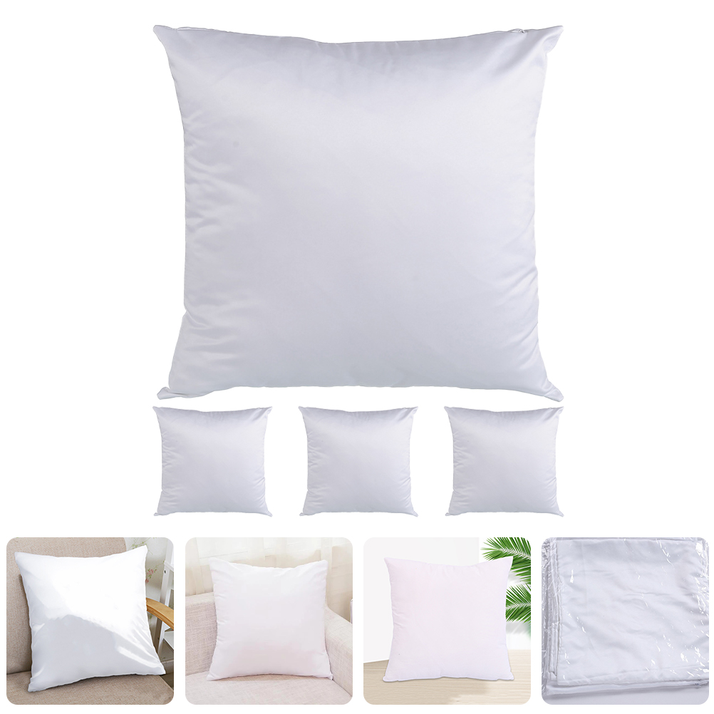 4Pcs White Sublimation Pillow  - Pillow Cover Sublimation avaliação e preço