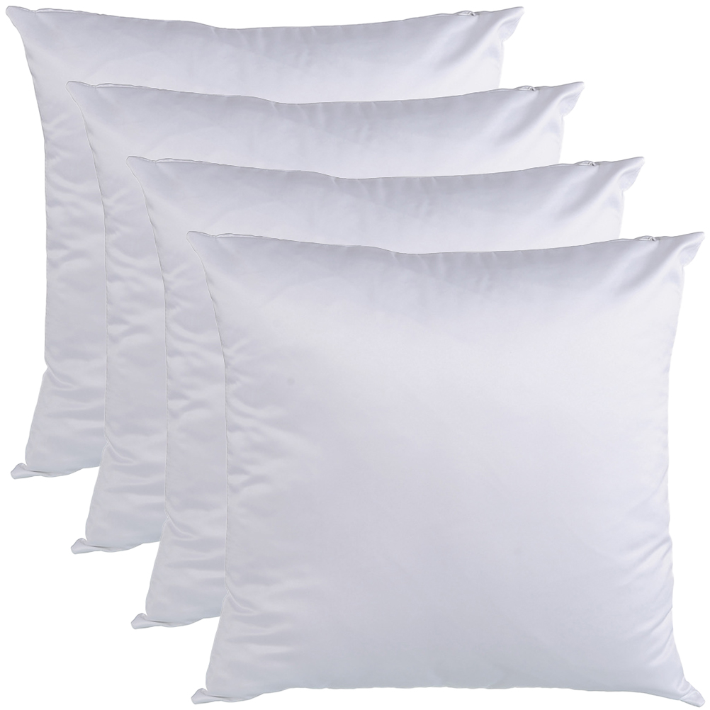 4Pcs White Sublimation Pillow  - Pillow Cover Sublimation avaliação e preço