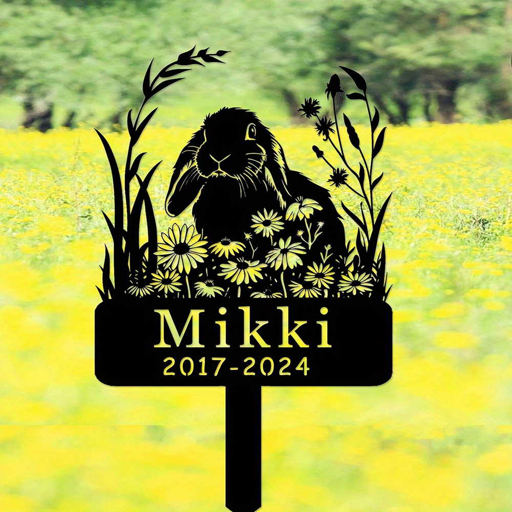 Custom Lop-Eared Rabbit Memori - Yard Sign Blank avaliação e preço