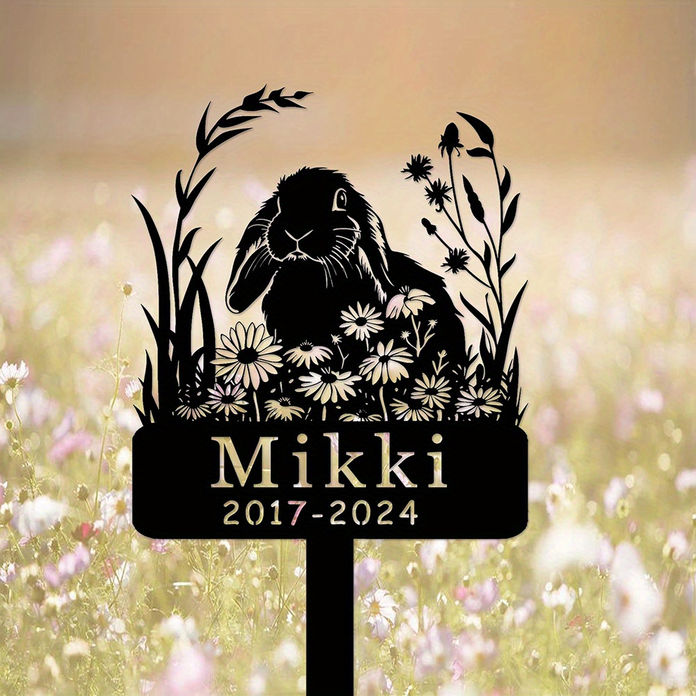Custom Lop-Eared Rabbit Memori - Yard Sign Blank avaliação e preço