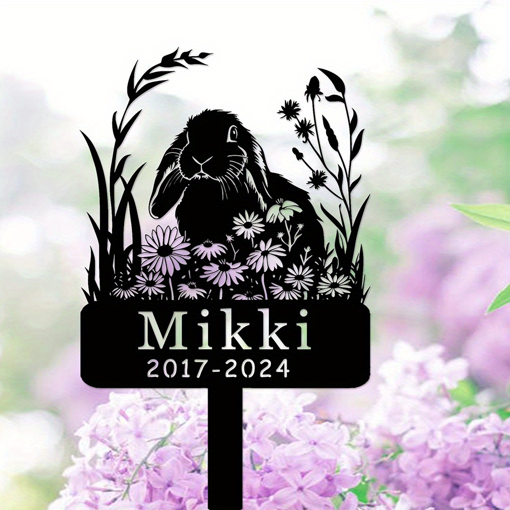 Custom Lop-Eared Rabbit Memori - Yard Sign Blank avaliação e preço