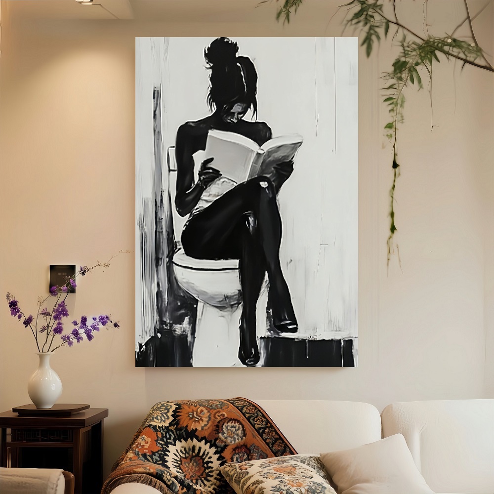 Framed 1pc Modern Abstract Wom - Canvas Wrap Ready avaliação e preço