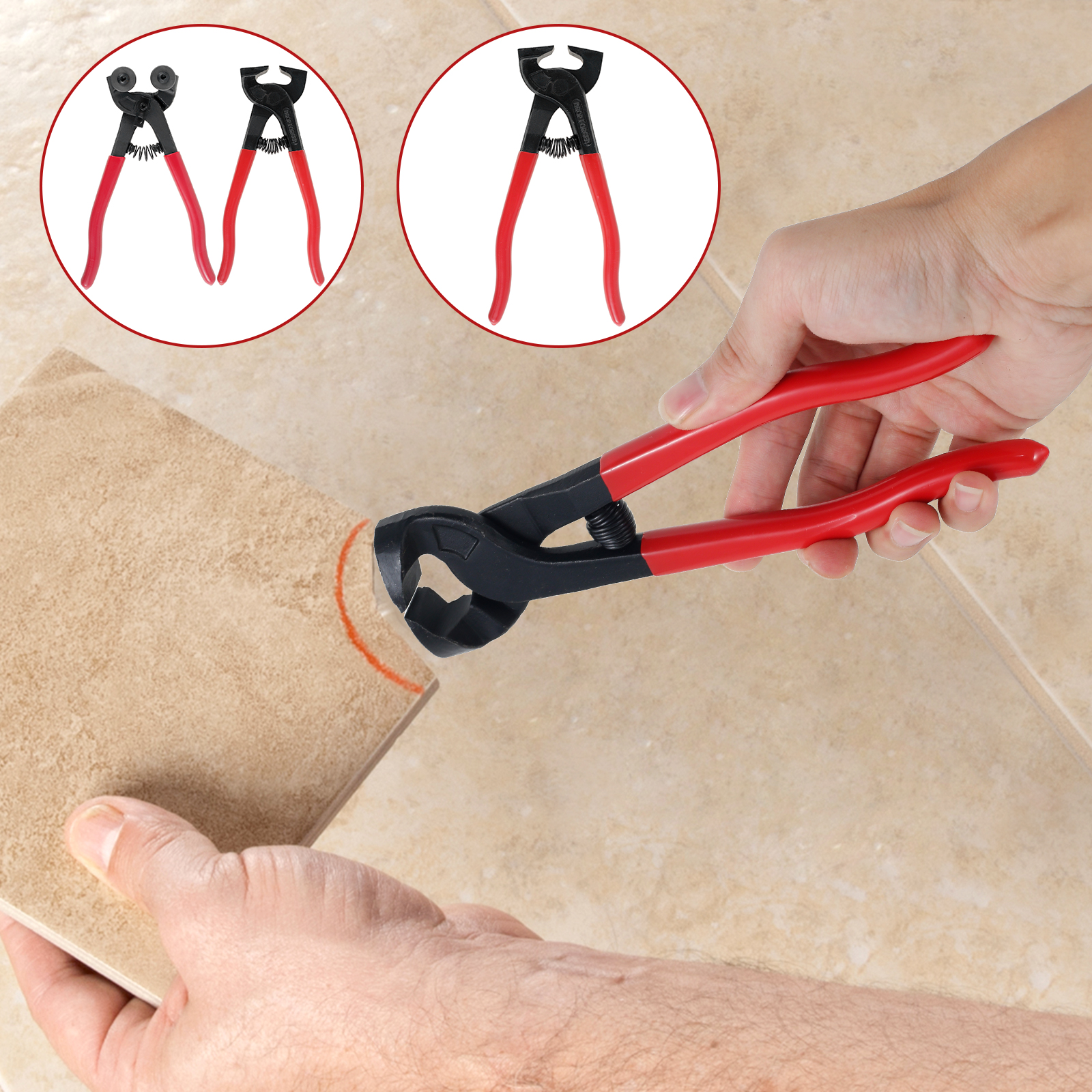 1/2 Pcs Glass Tile Nippers Set - Ceramic Tile Blank avaliação e preço