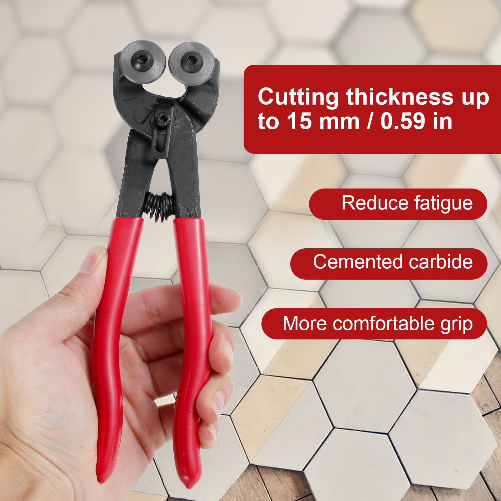 1/2 Pcs Glass Tile Nippers Set - Ceramic Tile Blank avaliação e preço