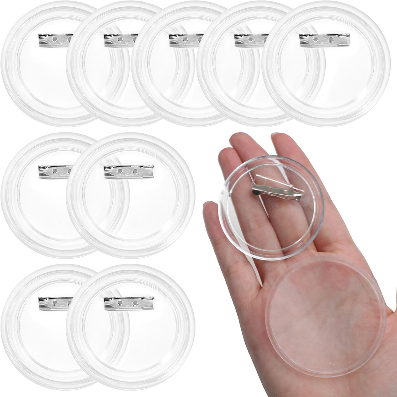 15 Pcs 3 Inch Blank Button Pin - Button Badge Blank avaliação e preço