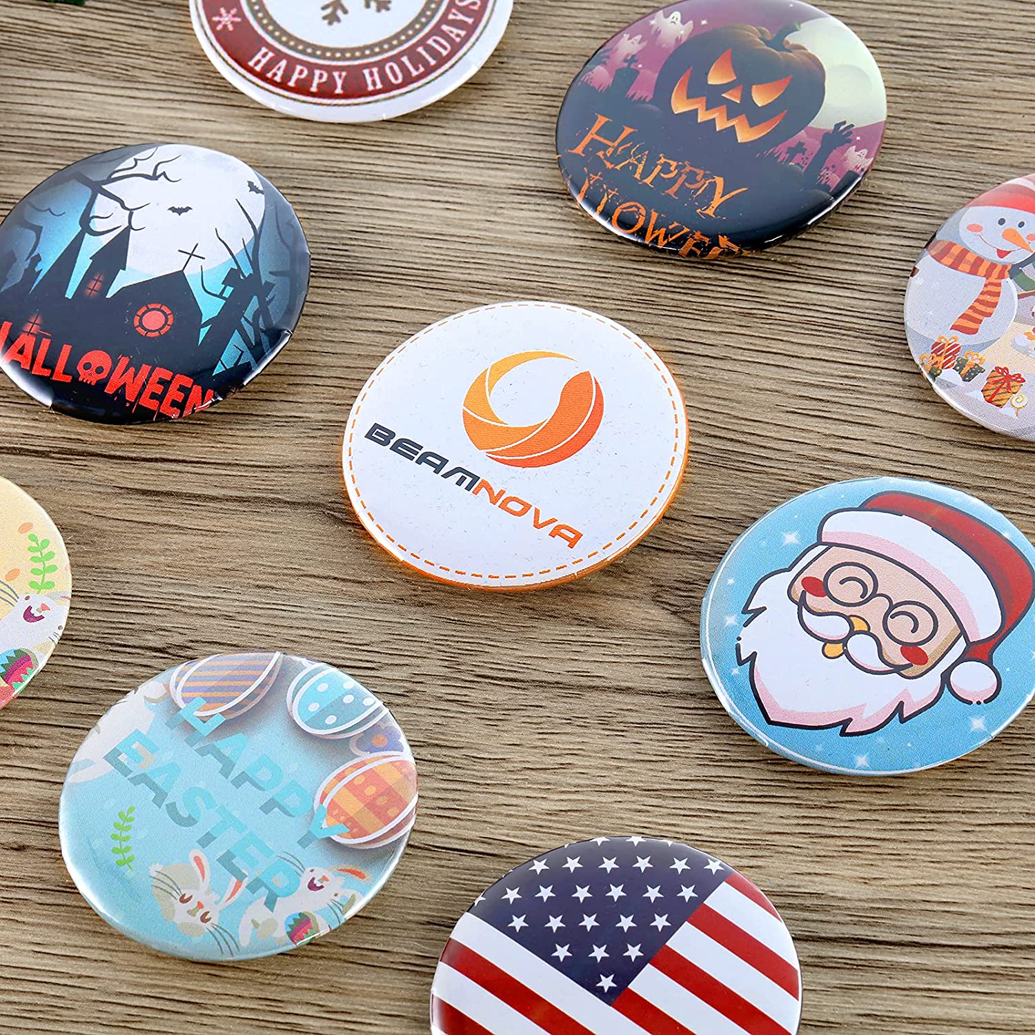 100PCS Metal Back Badge Button - Button Badge Blank avaliação e preço