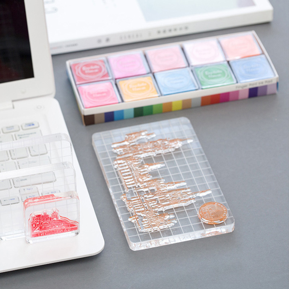 7Pcs Silicone Seal Supplies Ac - Photo Acrylic Block avaliação e preço