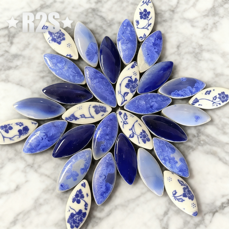 100g Mix color Irregular Ceram - Ceramic Tile Blank avaliação e preço