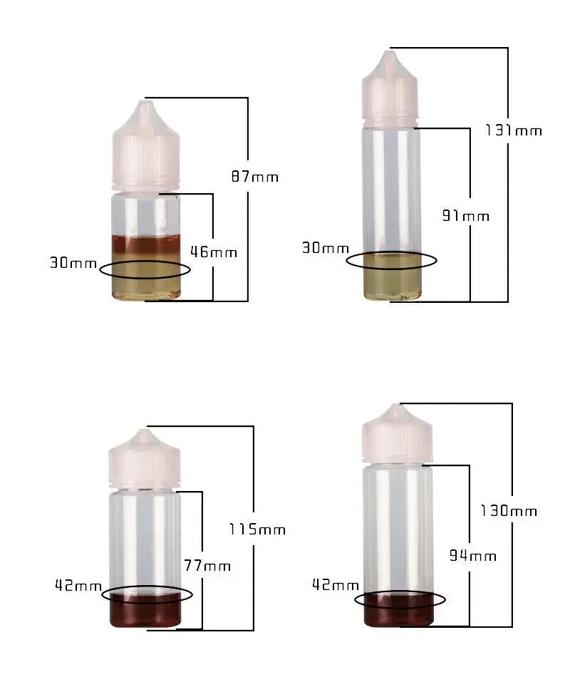 50PCS 30/60/100/120ml Empty Pl - Water Bottle Blank avaliação e preço