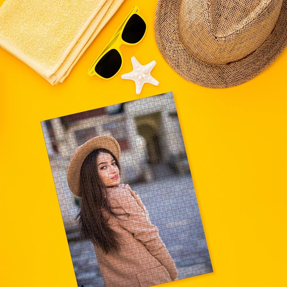 Custom Photo Puzzle Personaliz - Puzzle Blank White avaliação e preço