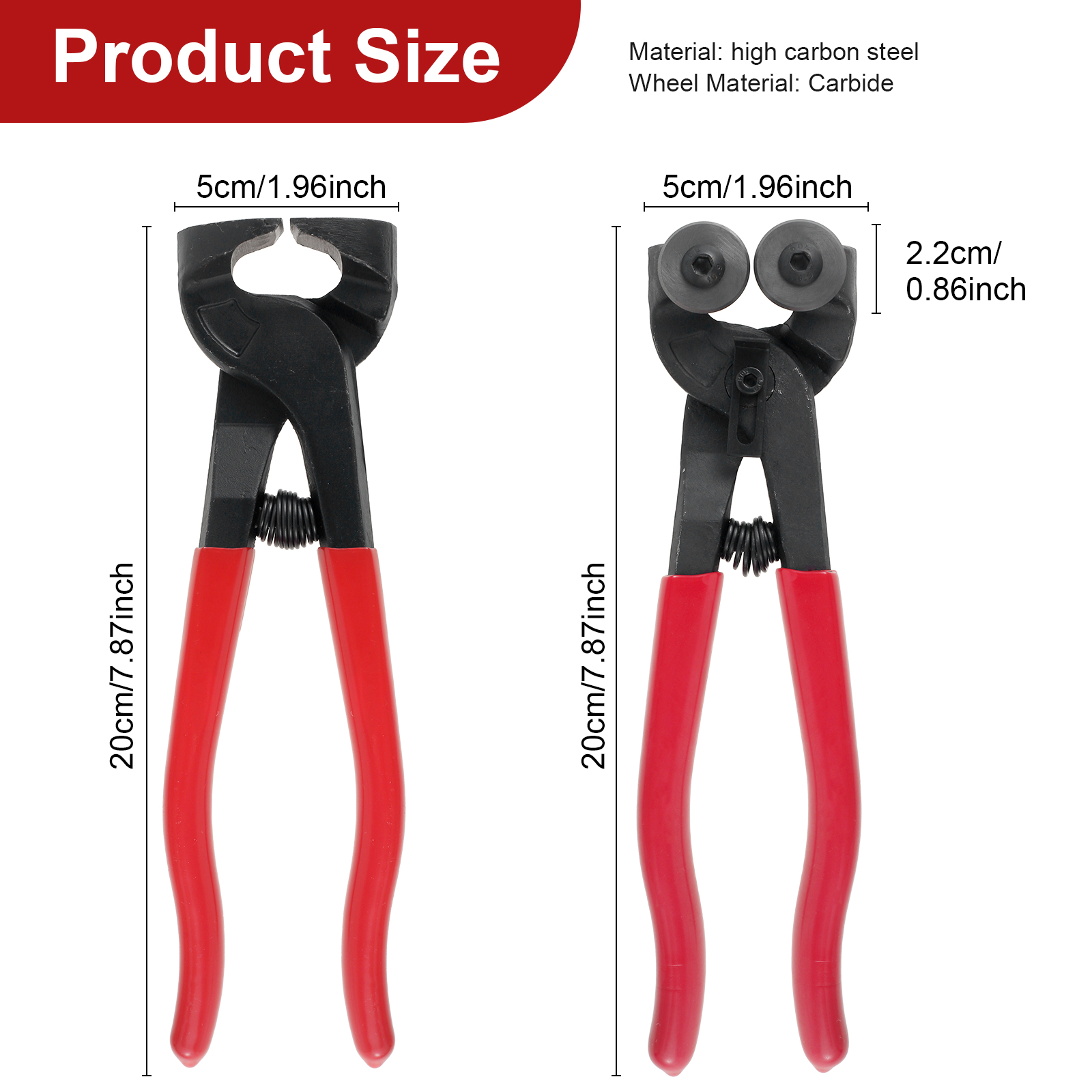2/1Pcs Tile Pliers Glass Tile  - Ceramic Tile Blank avaliação e preço