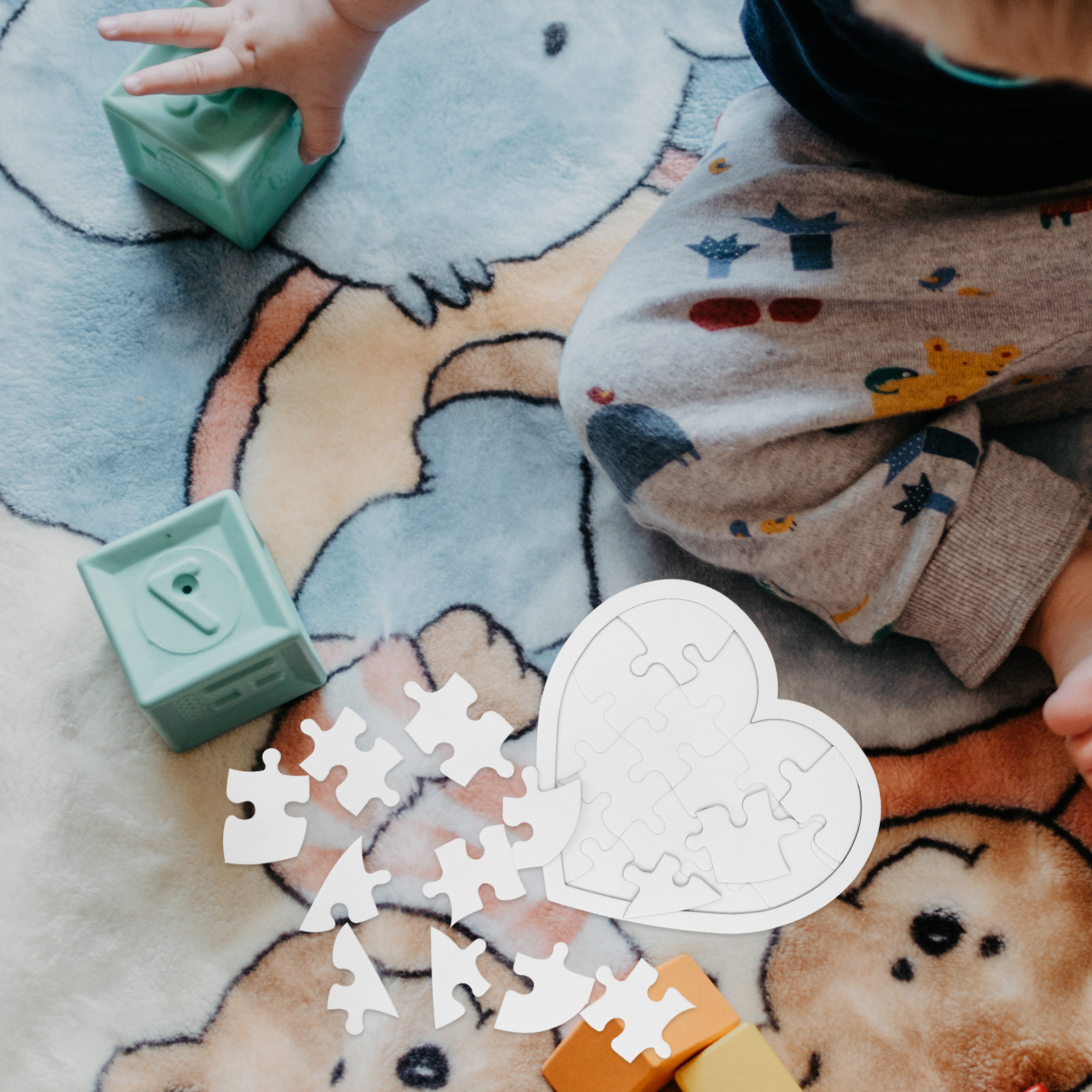 10Pcs Blank Kid DIY Puzzles Wh - Puzzle Blank White avaliação e preço