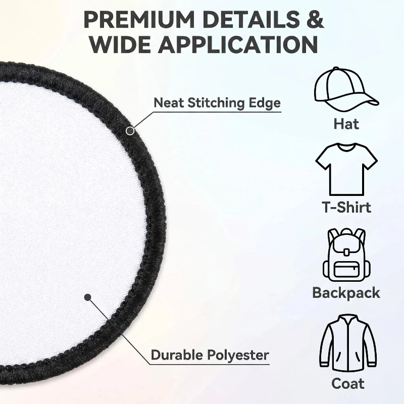 40 PCs Sublimation Patches Clo - Hat Sublimation Blank avaliação e preço