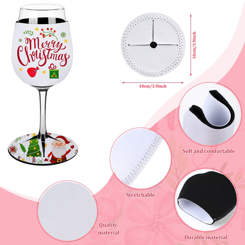 5/10Pcs Sublimation Wine Bottl - Coaster Sublimation Blank avaliação e preço