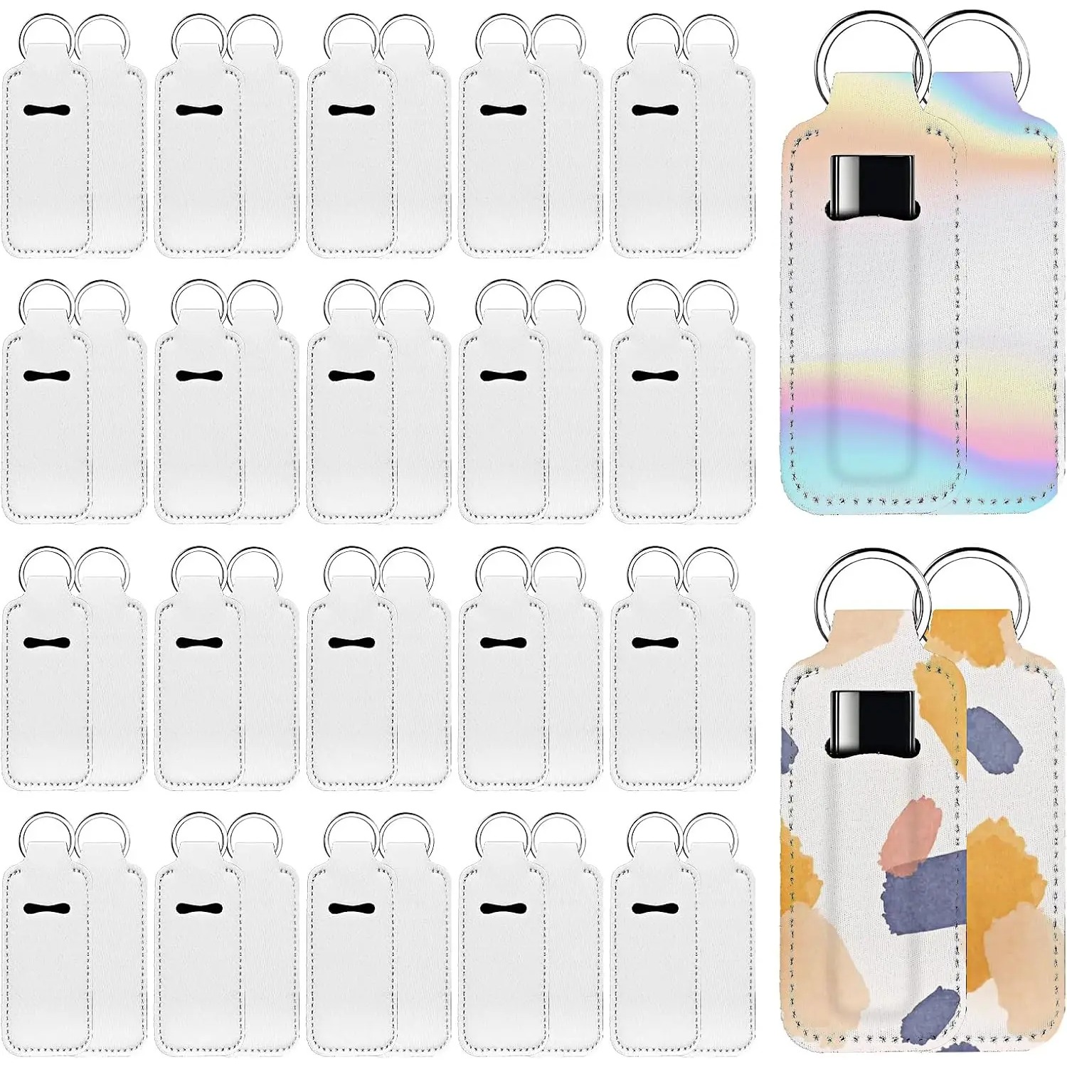 8 Pcs Sublimation Lipstick Key - Puzzle Blank White avaliação e preço