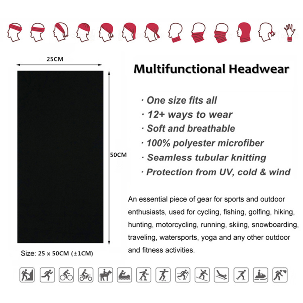 Seamless Solid Color Bandanas  - Bandana Blank White avaliação e preço