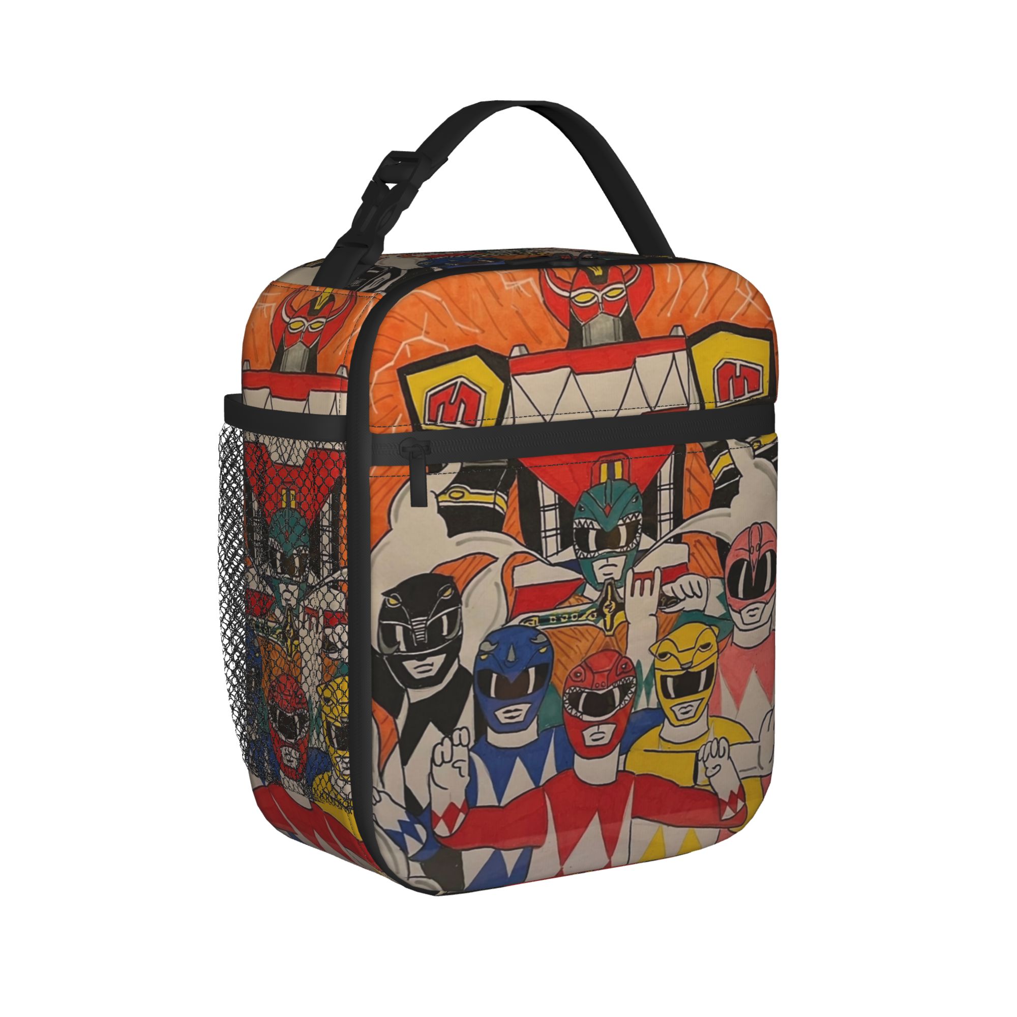 Power Rangers and Megazord Art - Tote Bag Sublimation avaliação e preço