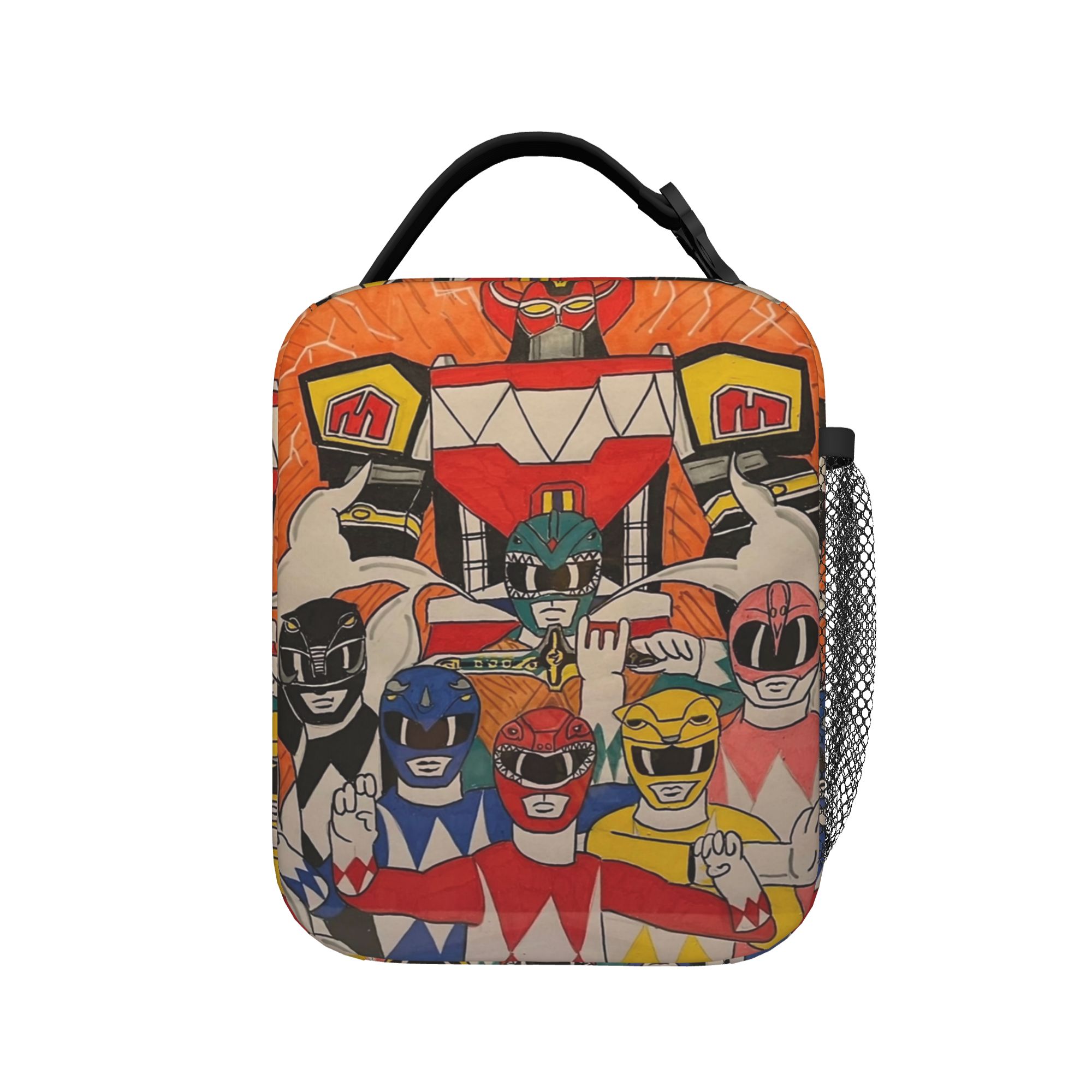 Power Rangers and Megazord Art - Tote Bag Sublimation avaliação e preço