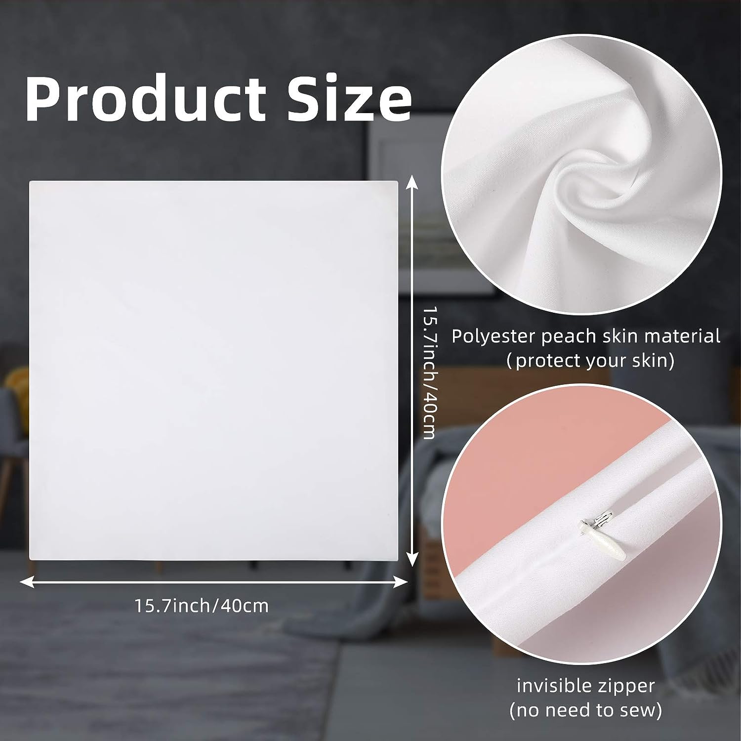4Pcs Sublimation Blanks Throw  - Pillow Cover Sublimation avaliação e preço