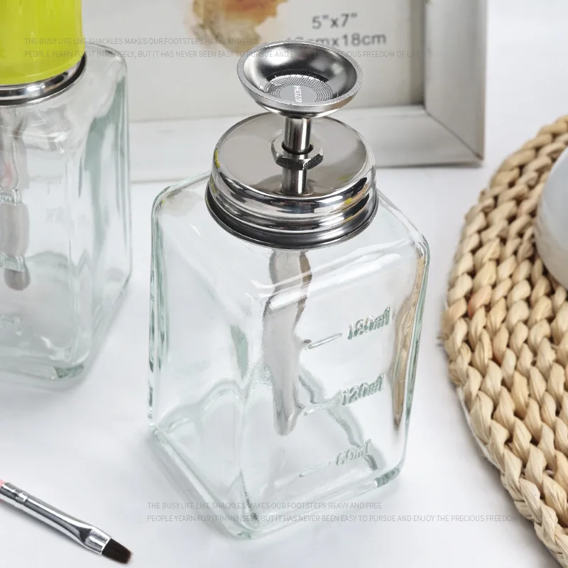 Nail glass bottle press funnel - Water Bottle Blank avaliação e preço