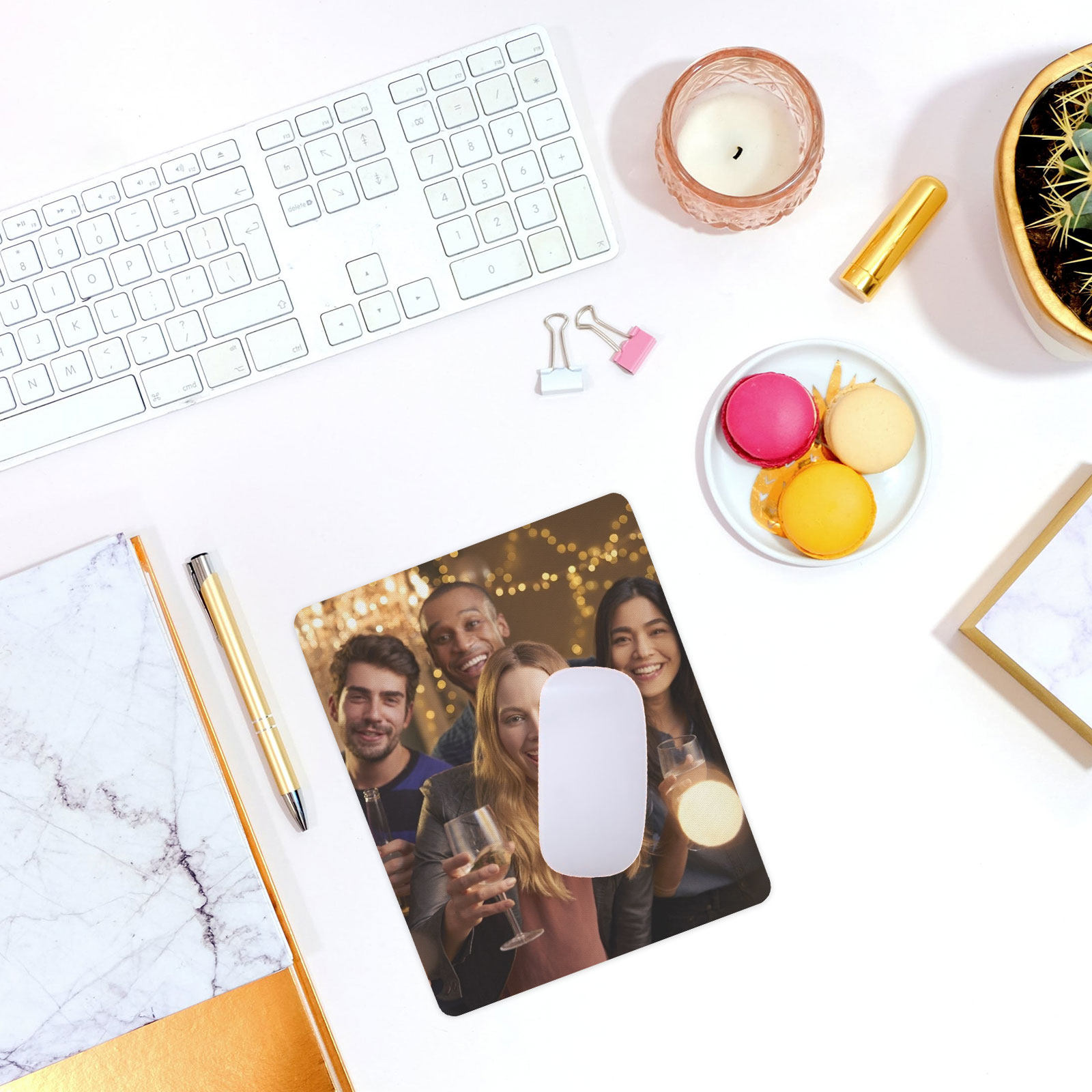 5Pcs Heat Transfer Sublimation - Mouse Pad Blank Sublimation avaliação e preço