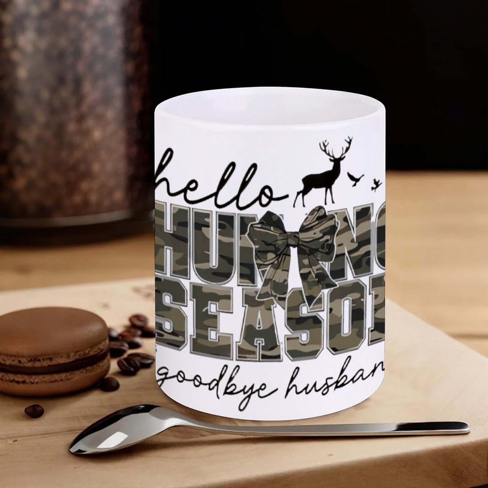 Hello Hunting Season Goodbye H - Sublimation Mug White avaliação e preço