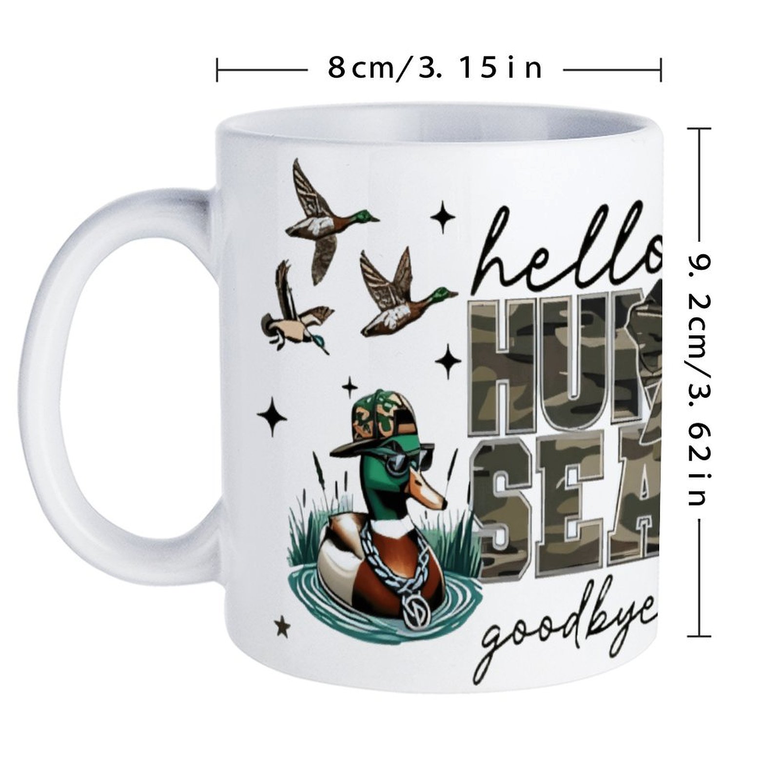 Hello Hunting Season Goodbye H - Sublimation Mug White avaliação e preço